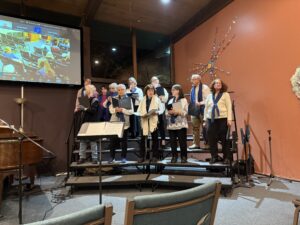 Choir on Simchat Torah